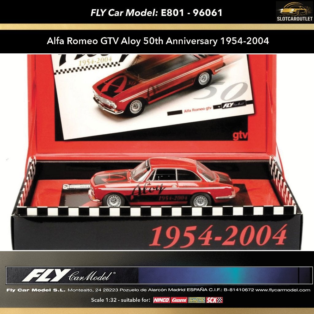 Fly 96061 Alfa Romeo GTV Aloy 50 Edicion Limitada No. 00326, Ophalen of Verzenden, Nieuw, Elektrisch