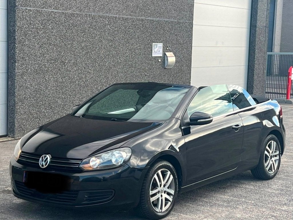Vw GOLF 6 CABRIOLET 1.6CR TDİ GARANTİE 12MOİS, Euro 5, Capteur de lumière, Cabriolet, Diesel