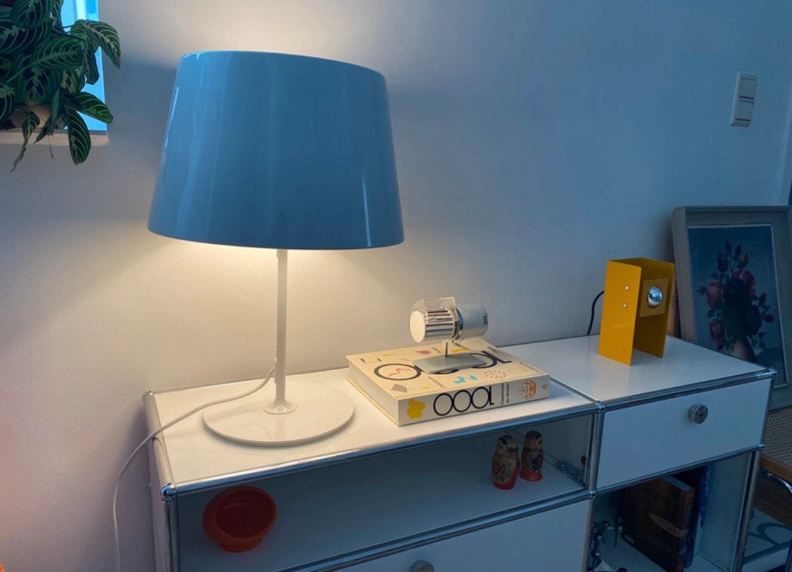 Lampe de table KULLA, Ikea vintage, 1990s, Maison & Meubles, Lampes | Lampes de table, Métal, Blanc, Design, IKEA, Enlèvement