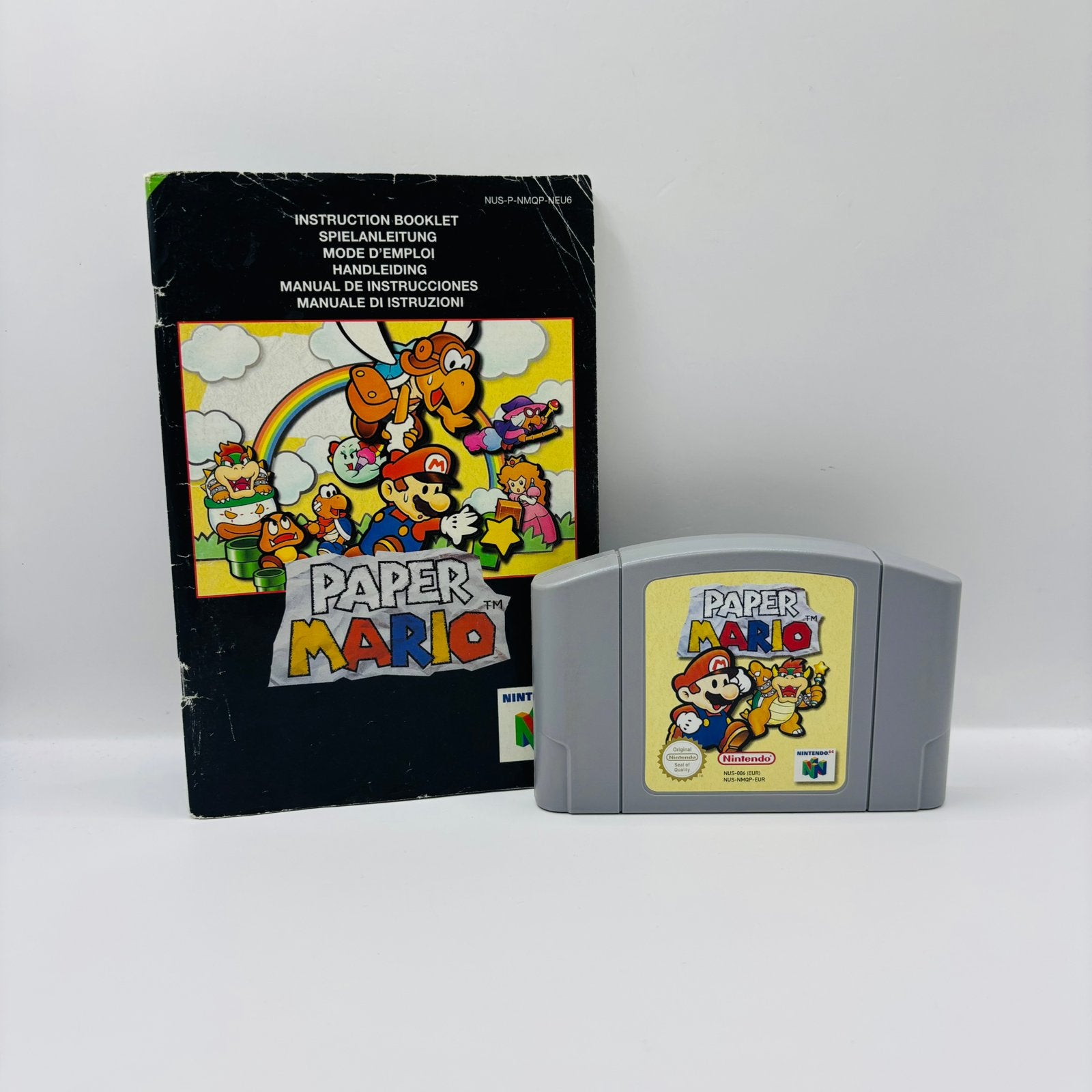 Paper Mario Nintendo 64, Games en Spelcomputers, Games | Nintendo 64, Ophalen of Verzenden, Zo goed als nieuw, Avontuur en Actie