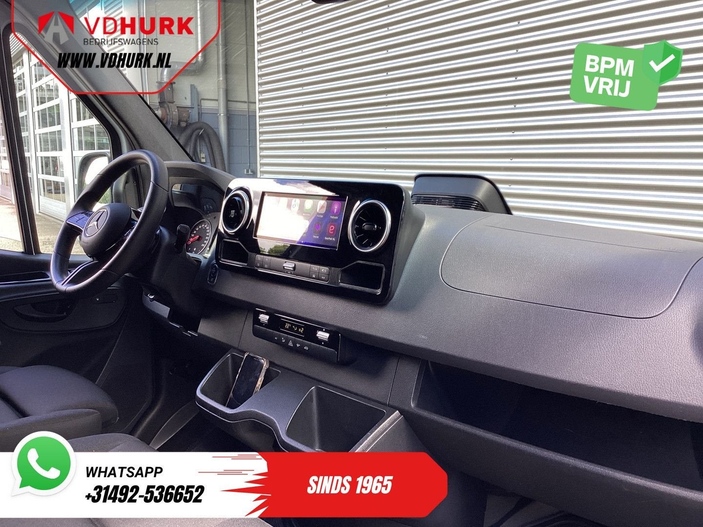 Mercedes-Benz Sprinter 315 CDI Aut. L2H2 3.5t Trekverm./ Sto, Auto's, Automaat, Parkeersensor, Wit, Mercedes-Benz