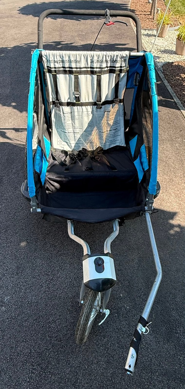 Remorque vélo enfant - Froggy, Enlèvement, Utilisé, Remorque pour enfant, Pliable