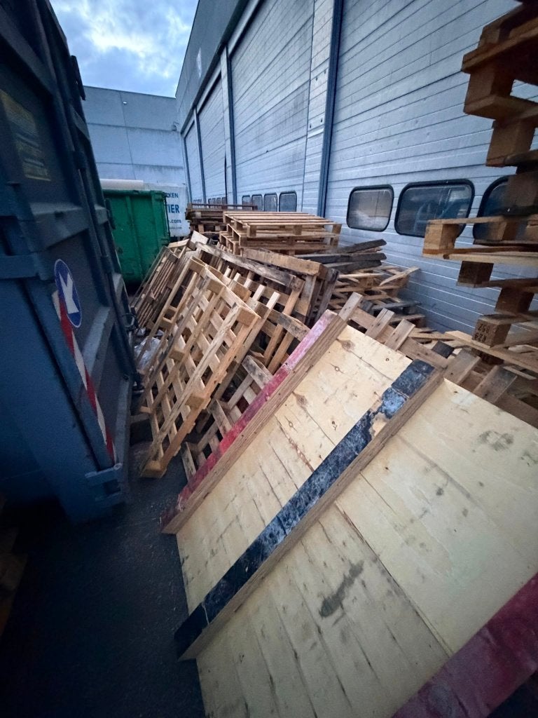 Paletten, Ophalen, Gebruikt, Pallet