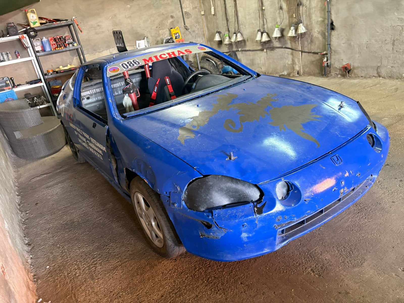 Crossauto/autocross honda desol B serie, Auto's, Particulier, Te koop