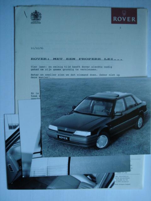 Rover persinfo +persfoto LOT of 3 Rover 200 Elegance, Verzenden, Zo goed als nieuw, Overige merken