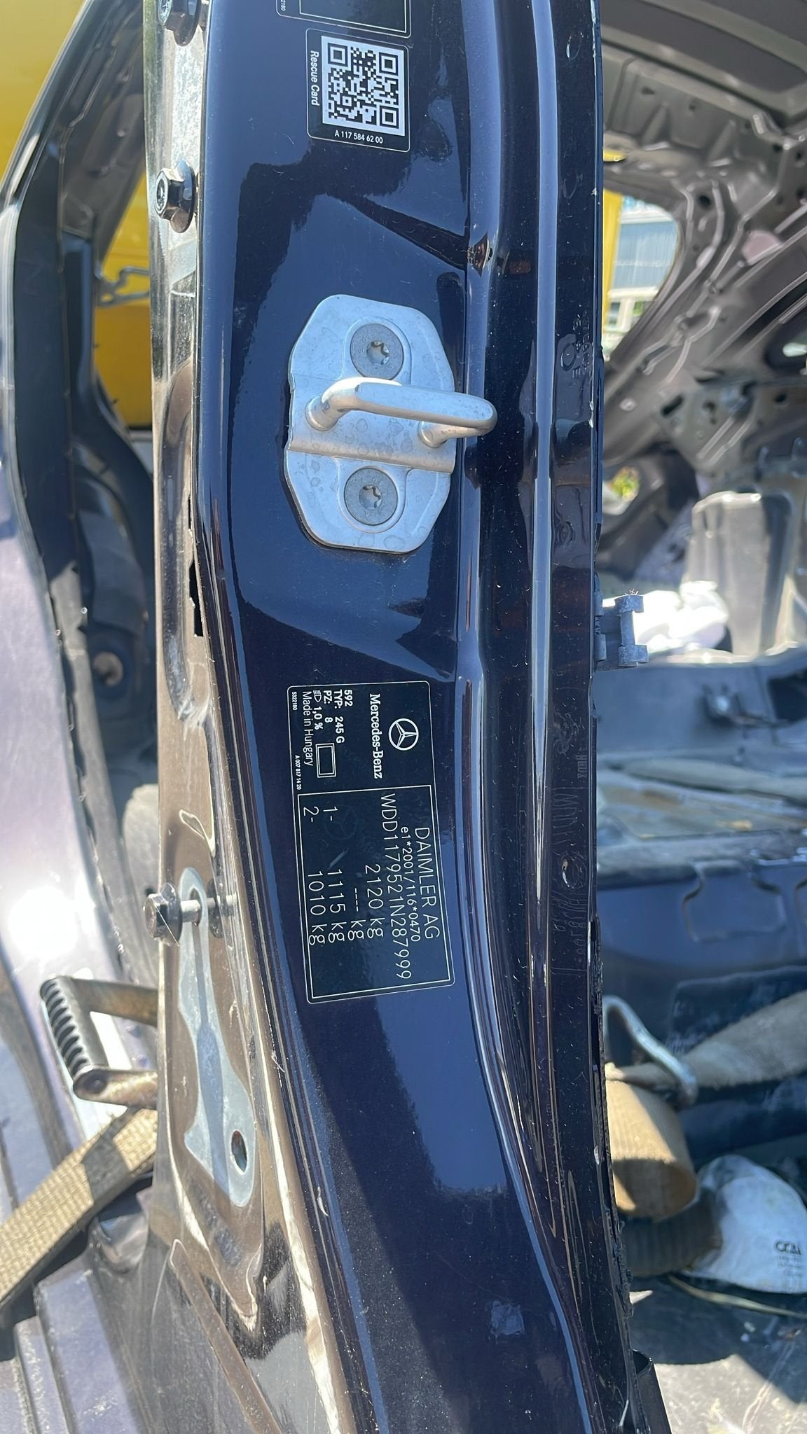 AMG CLA 45 Chassis met kentekenpapieren, Utilisé, -, -, Enlèvement ou Envoi