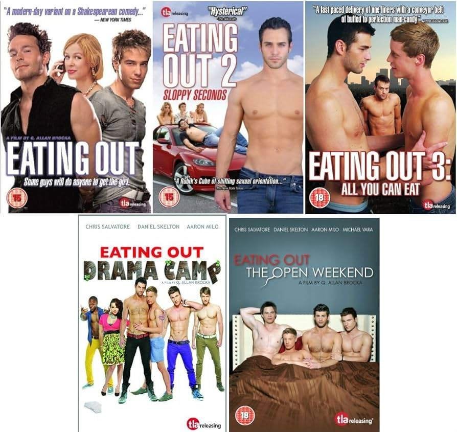 Eating Out 1 t/m 5, Comédie romantique, Enlèvement ou Envoi, Anglais, Néerlandais
