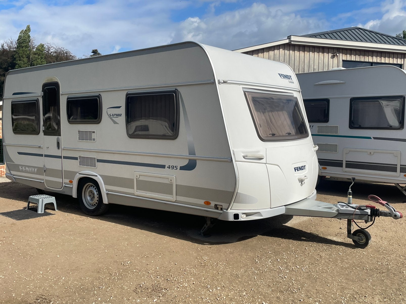 Mooie Fendt Saphir 495, enkele bedden, Mover, Caravans en Kamperen, Caravans, Rondzit, Bedrijf, Fendt, Tot en met 4