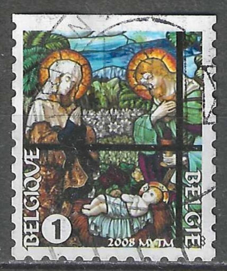 Belgie 2008 - Yvert 3846 /OBP 3865 - Kerst en Nieuwjaar (ST), Postzegels en Munten, Postzegels | Europa | België, Gestempeld, Kerst