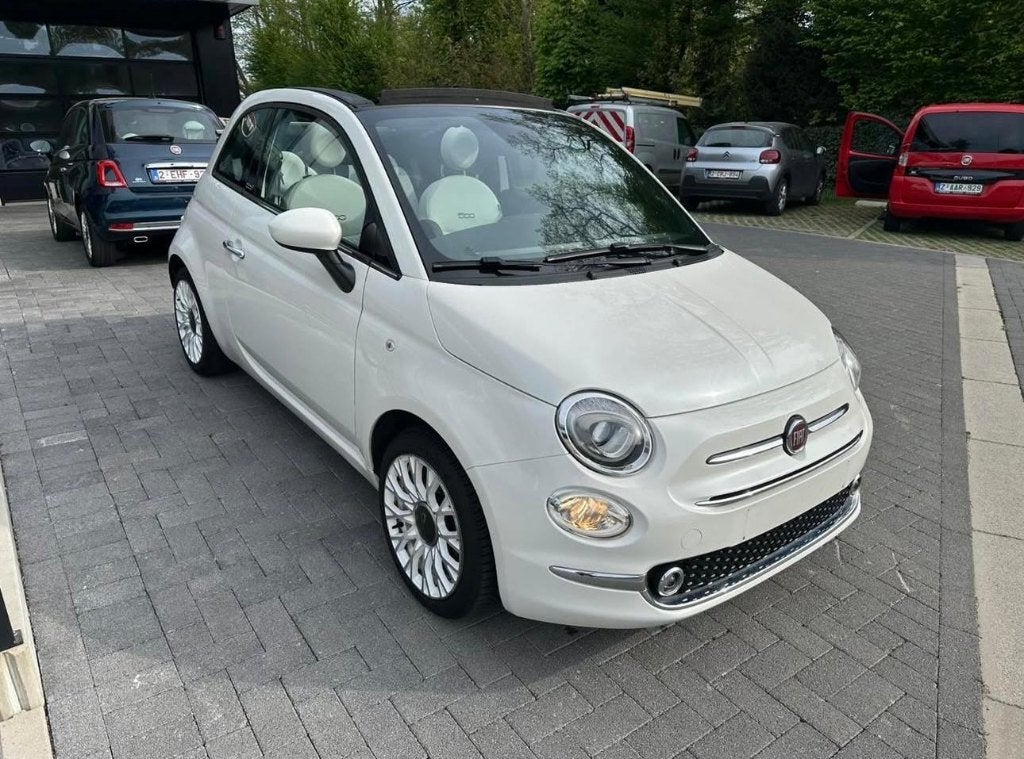 Fiat 500 Cabrio Hybrid Star, Cabriolet, Leder en Stof, Wit, Overige kleuren