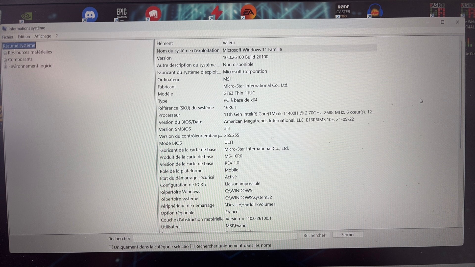 PC Gamer Portable « MSI GF63 Thin 11UC (i5-11400H) », Computers en Software, Monitoren, 101 t/m 150 Hz, HDMI, Full HD, Ophalen of Verzenden