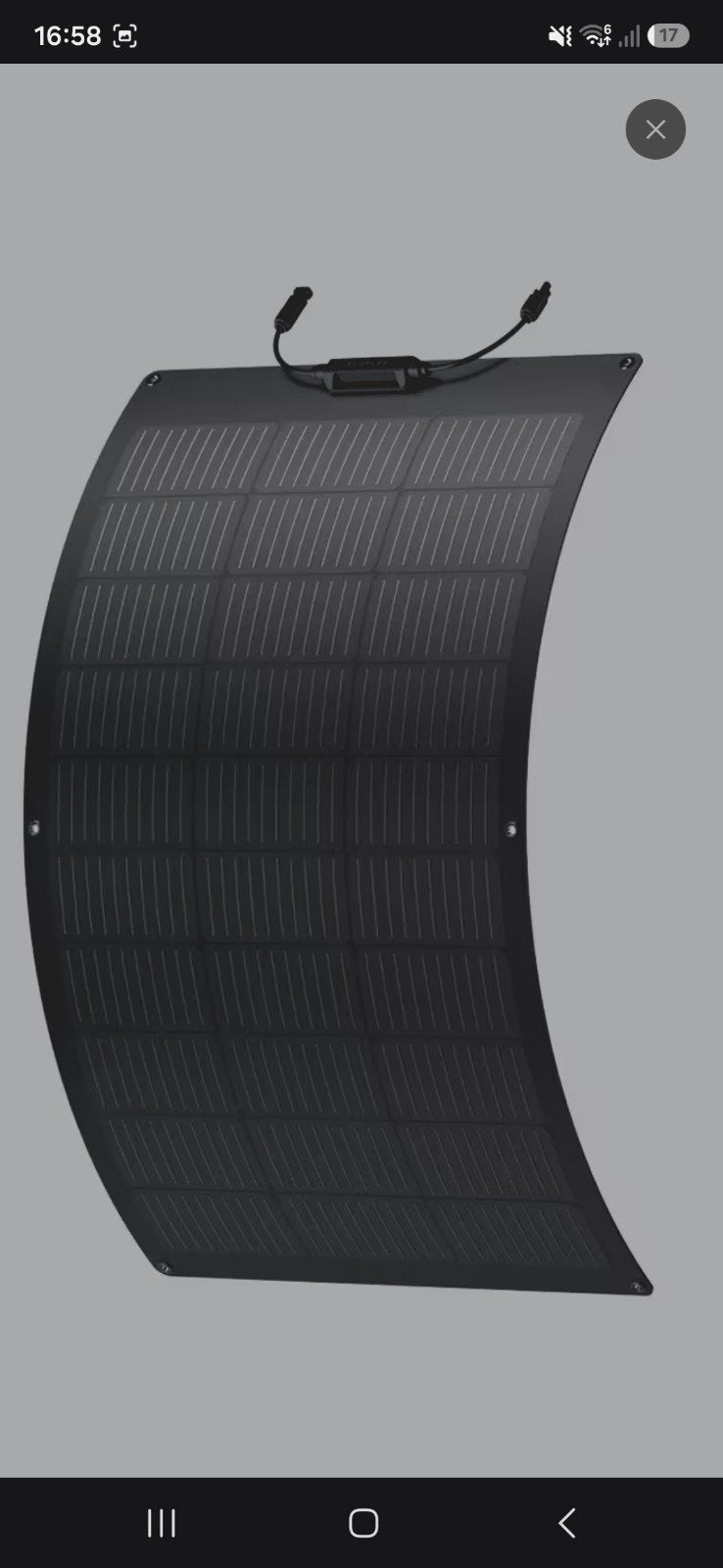 Panneau solaire ecoflow, Enlèvement, Panneau
