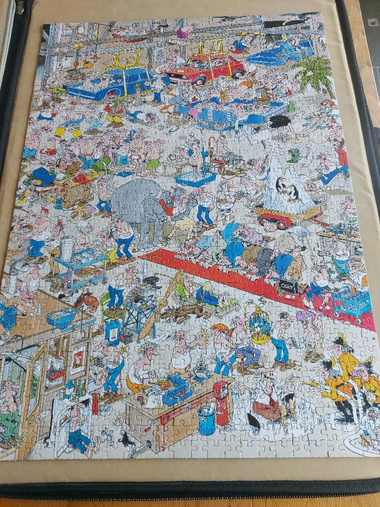 Puzzle Jan van Haasteren 1000 pièces, Hobby & Loisirs créatifs, Enlèvement ou Envoi, Comme neuf