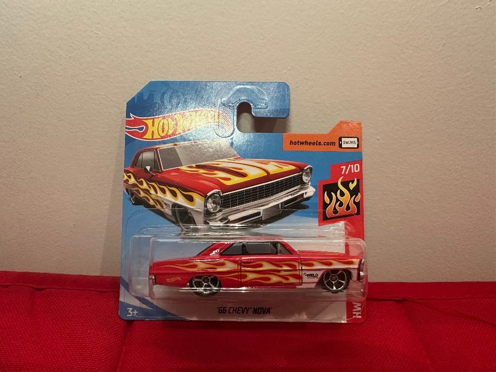 Hot Wheels '66 Chevy Nova, Ophalen of Verzenden, Nieuw, Auto