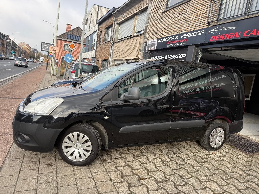 Citroen Berlingo automaat 85km Airco 3 plaats*Lang Chassi*, Auto's, Automaat, Citroën, Zwart, Bedrijf