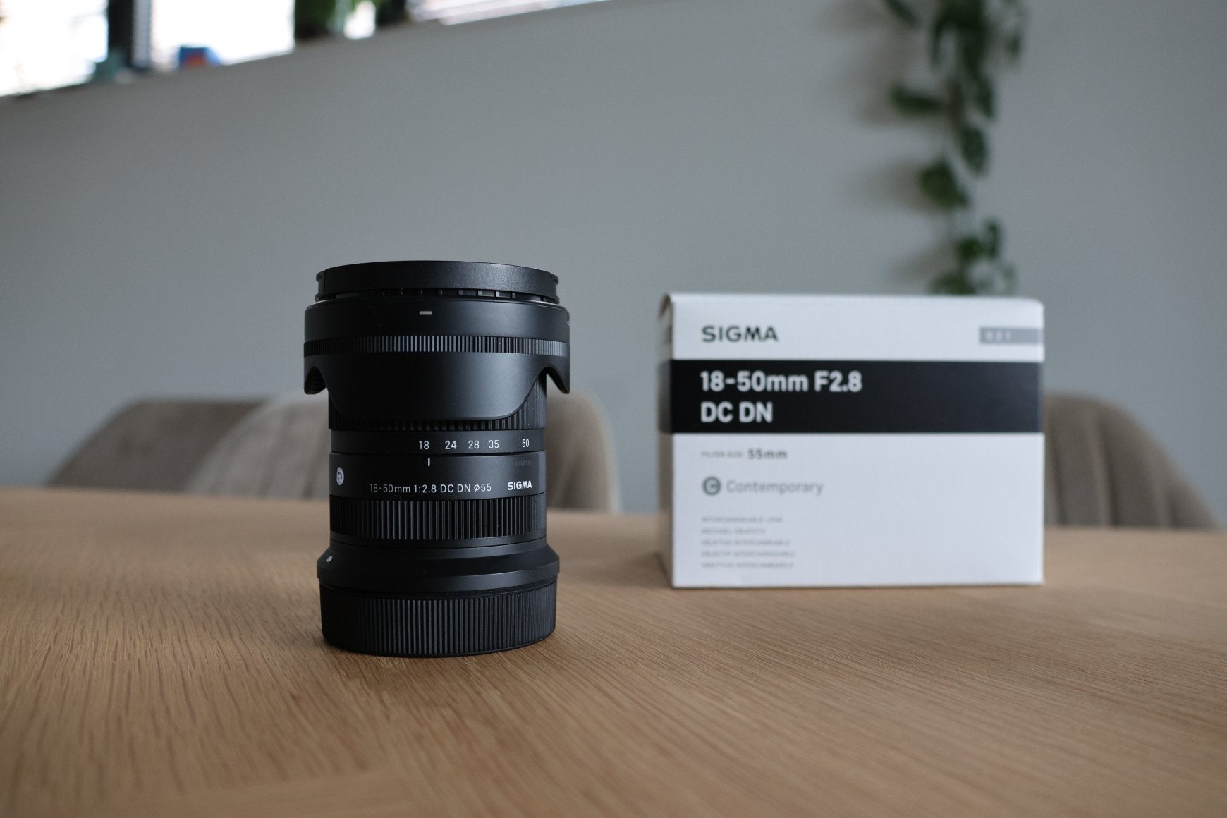 SIGMA 18-50mm F2.8 DC DN voor Canon RF-S, Audio, Tv en Foto, Ophalen, Zo goed als nieuw, Canon
