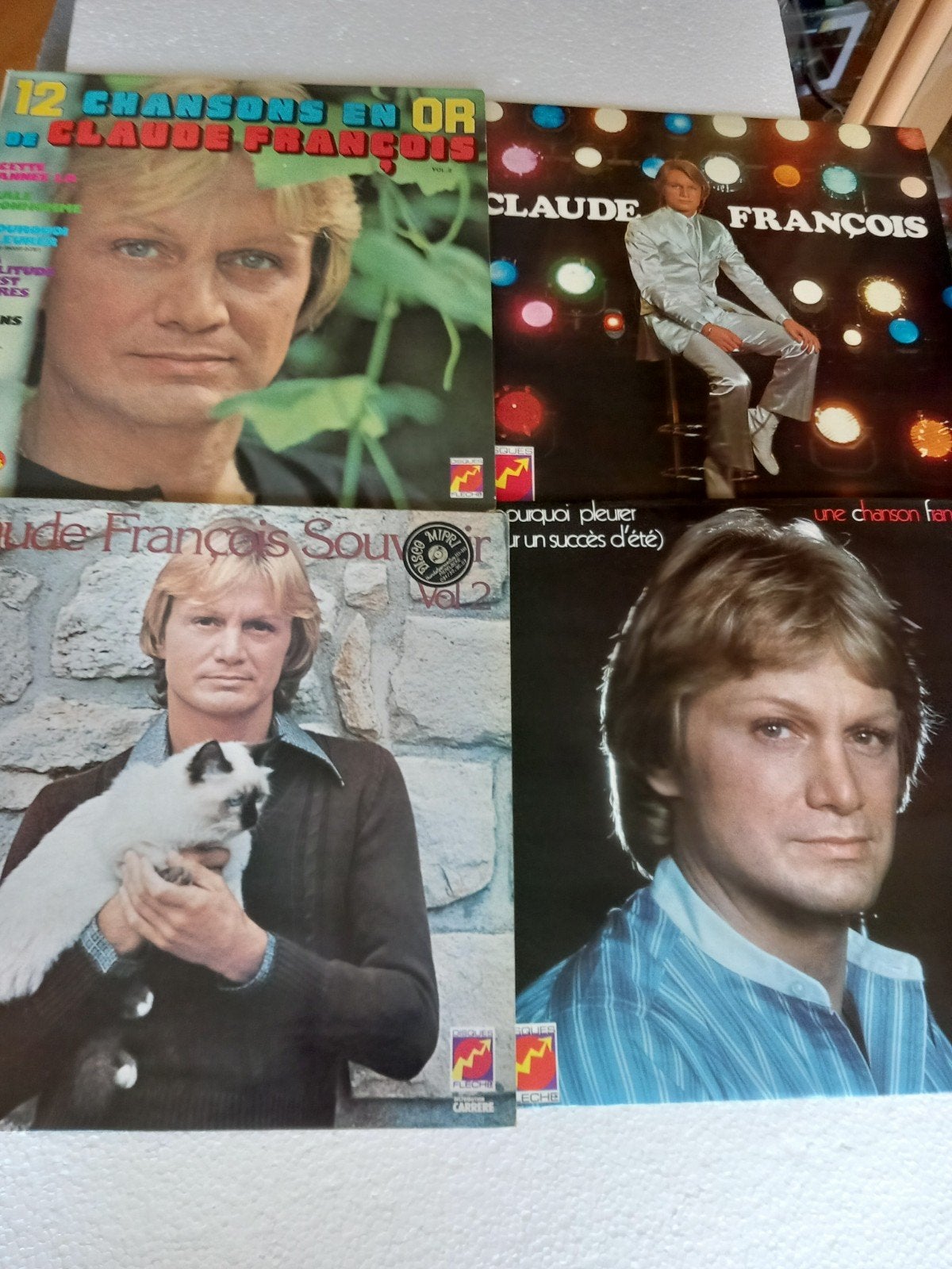 CLAUDE FRANCOIS. VG+ VG++ FLECHE 4 P, Cd's en Dvd's, Ophalen of Verzenden, LP