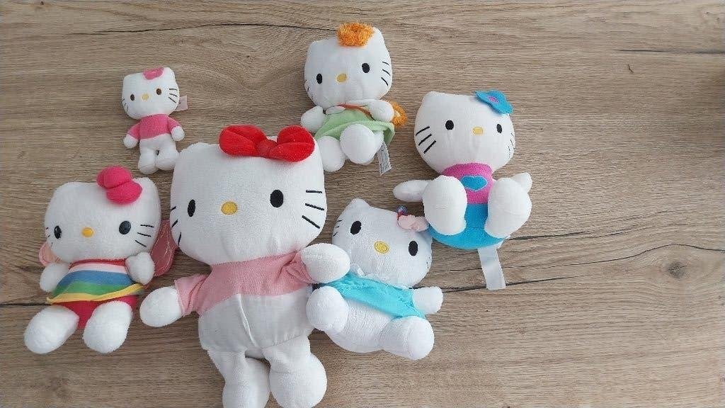 Knuffels hello kitty, Kinderen en Baby's, Speelgoed | Knuffels en Pluche, Hello Kitty, Ophalen, Gebruikt
