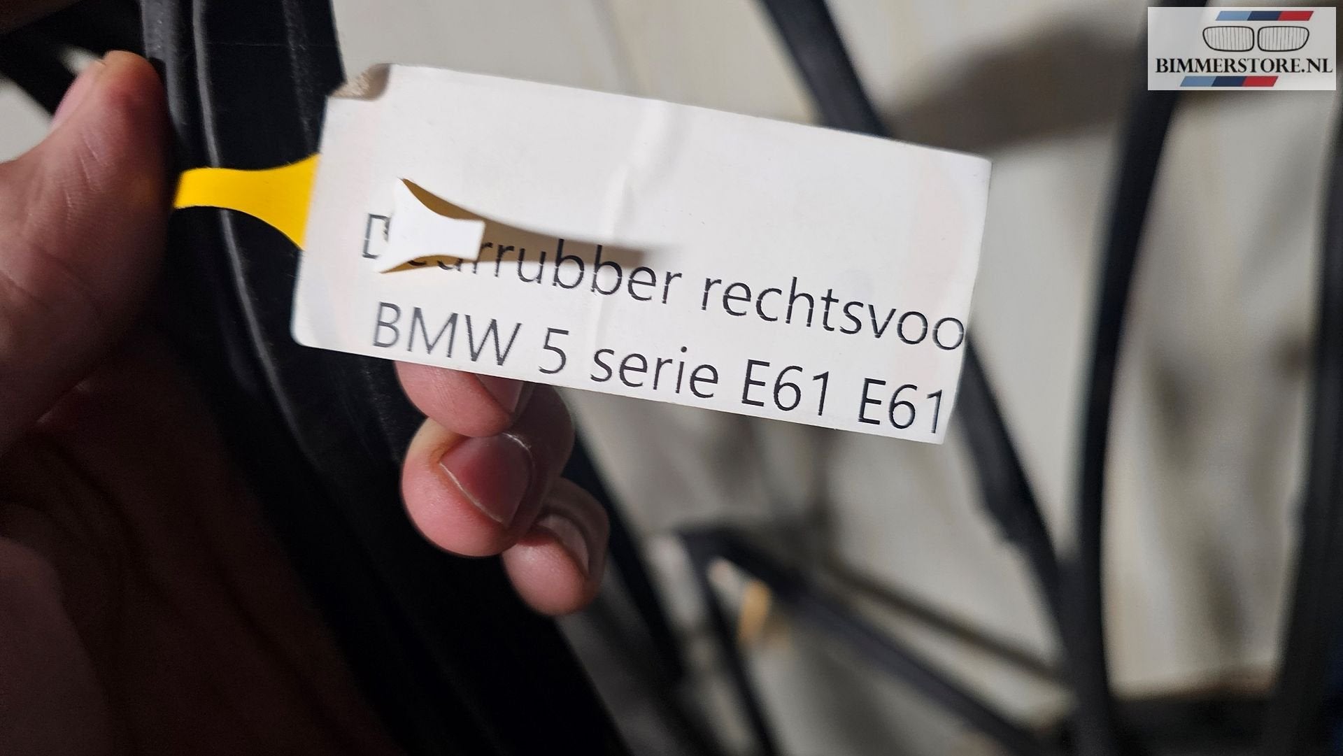 Portier deur rubber links of rechtsvoor BMW 5 serie E60  E61, Gebruikt, -, Ophalen of Verzenden, -