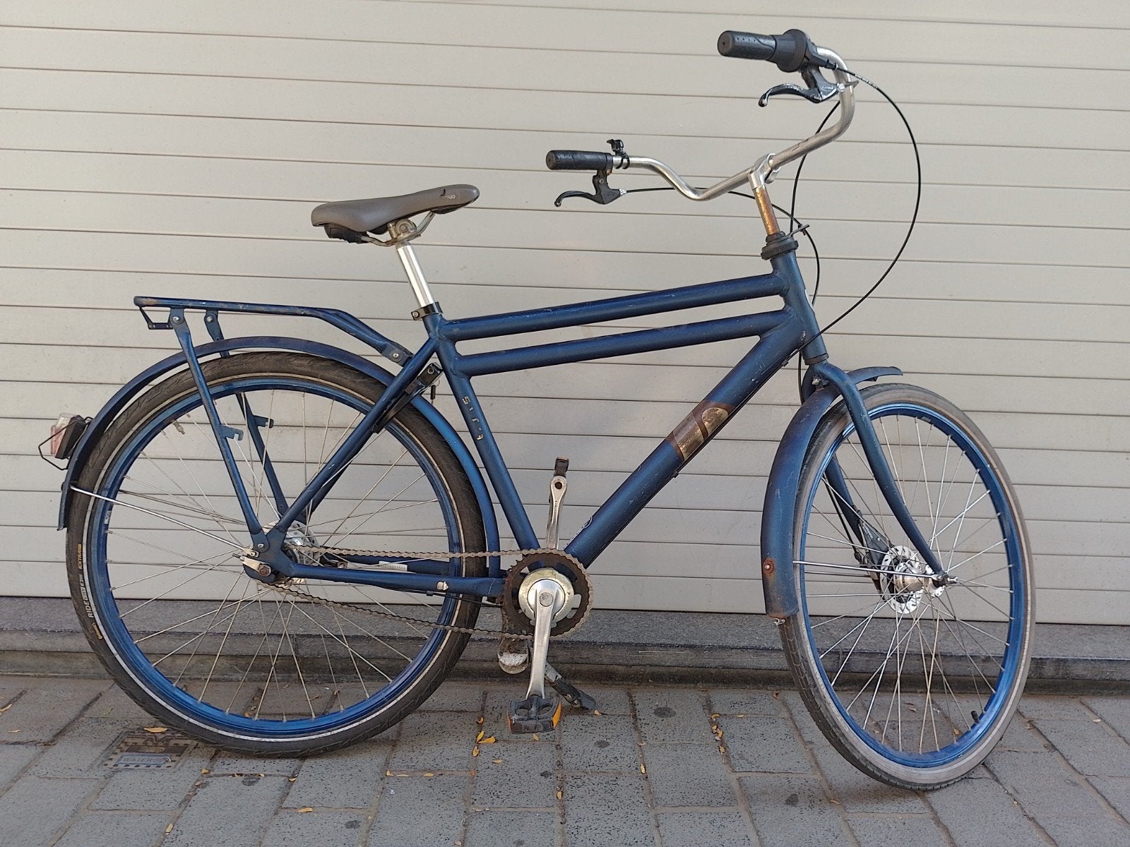 Stevige herenfiets Nexus 7 nieuwe ketting en shifter, Ophalen, Gebruikt, Trommelrem, Versnellingen