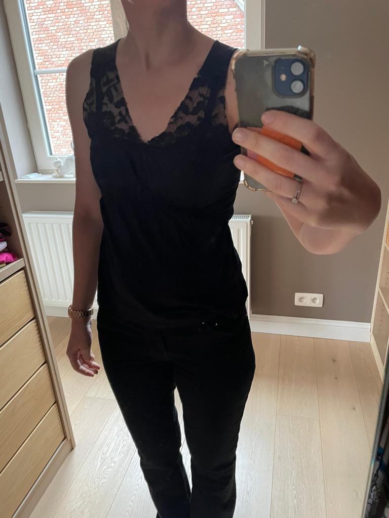 Top Green Ville maat M, Kleding | Dames, Topjes, Maat 38/40 (M), Green ville, Zwart, Ophalen of Verzenden