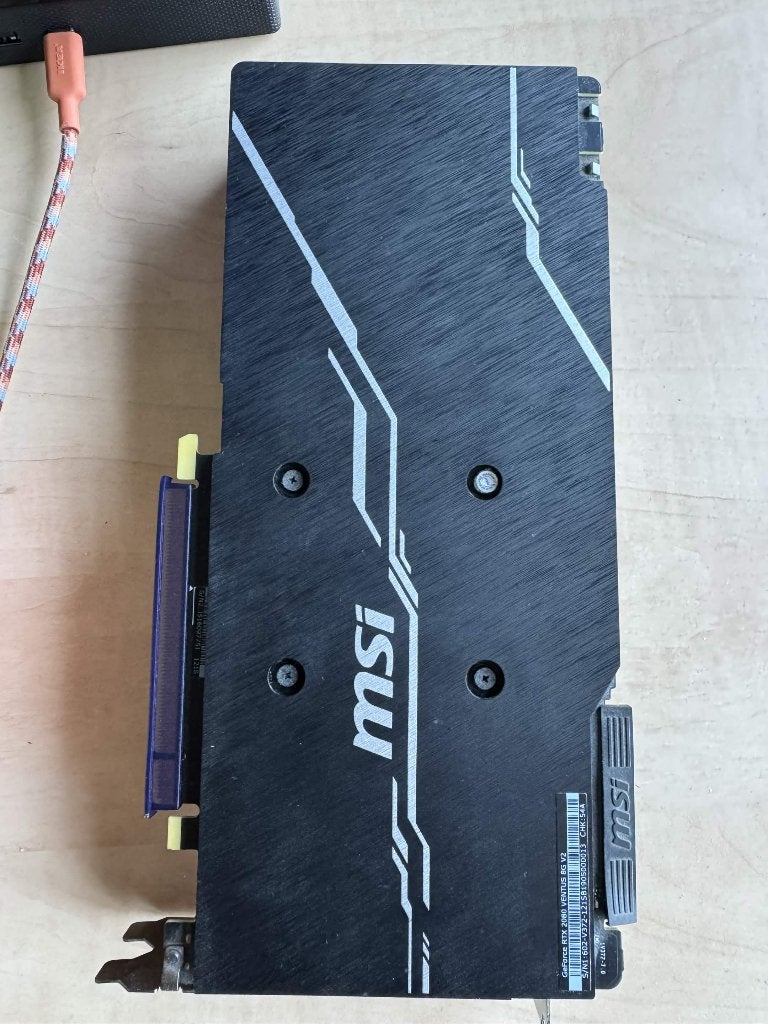 GeForce RTX 2080 VENTUS 8G V2, Computers en Software, PCI-Express 3, Gebruikt, GDDR6, Ophalen of Verzenden