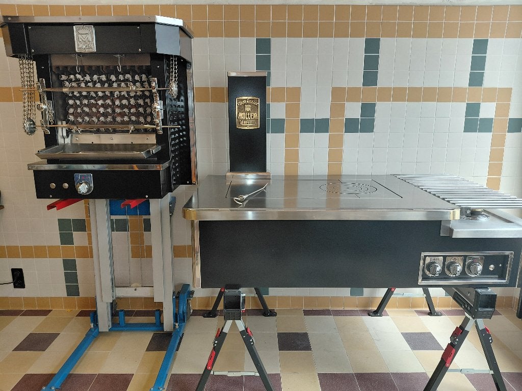 Fourneau Molteni avec rôtissoire, Electroménager, Cuisinières, Comme neuf, 5 zones de cuisson ou plus, 60 cm ou plus, Plaque chauffante