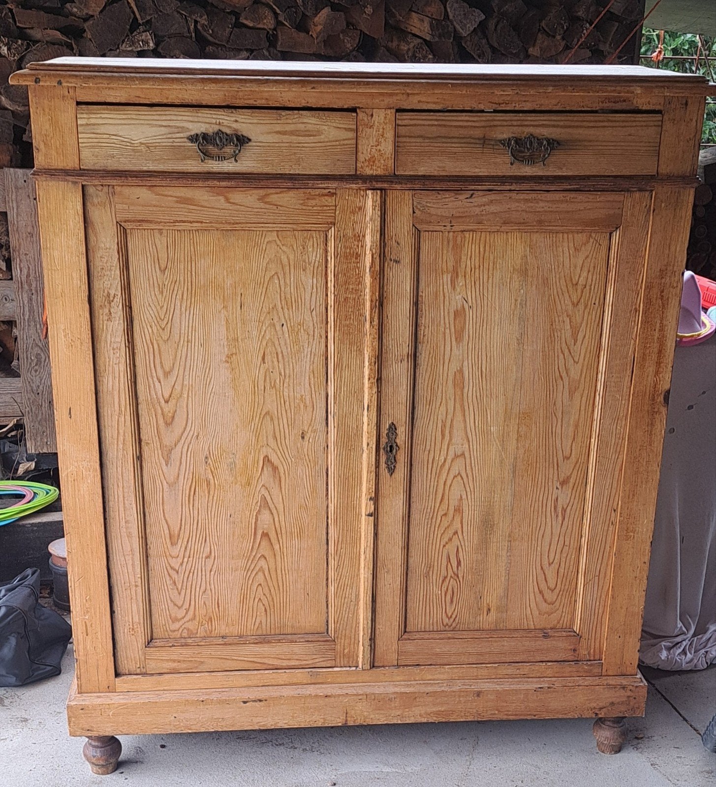 Houten kast, Ophalen, Gebruikt