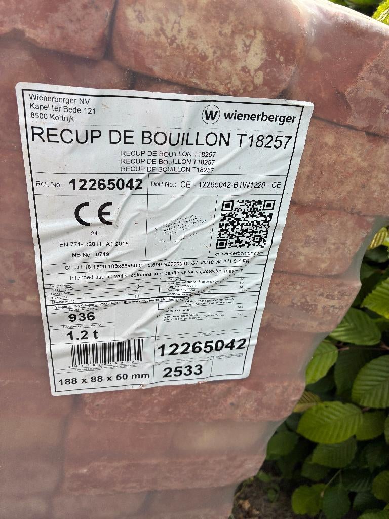 gevelstenen, Bricolage & Construction, Enlèvement, Neuf
