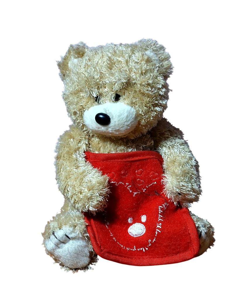 Teddybeer Message Bears van Colombine „I love you” 15cm, Ophalen, Zo goed als nieuw, Beer