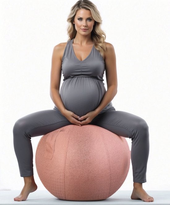 Ergonomische zitbal - yogabal van Wobblez, Sport en Fitness, Ophalen, Zo goed als nieuw