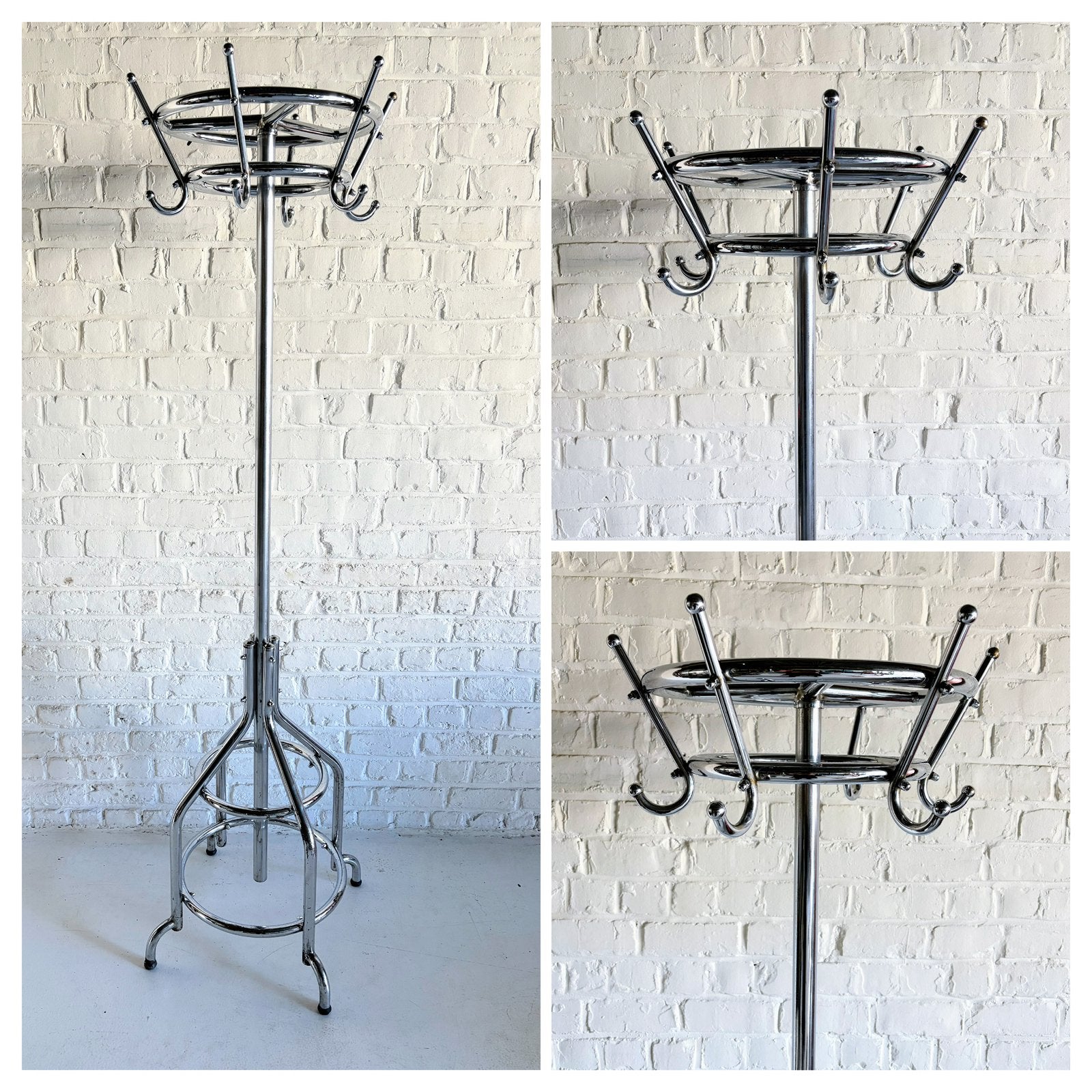 Porte-manteau Tubax design Bauhaus Art Deco vibe Mid-Century, Maison & Meubles, Utilisé, 150 à 200 cm, Enlèvement, Métal