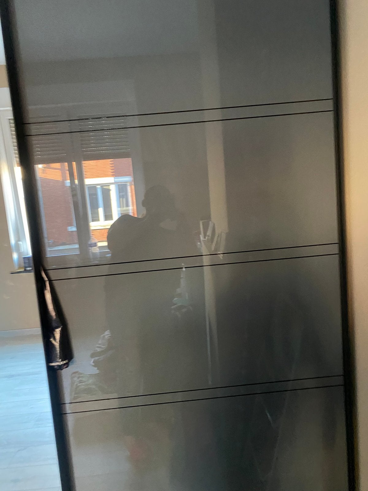 2 Portes grises à vendre garde robe, Enlèvement, Comme neuf