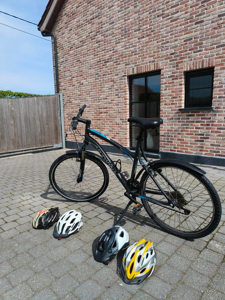 Mountainbike fiets met keuze naar helm, Fietsen en Brommers, Gebruikt, Hardtail, Heren, 53 tot 57 cm