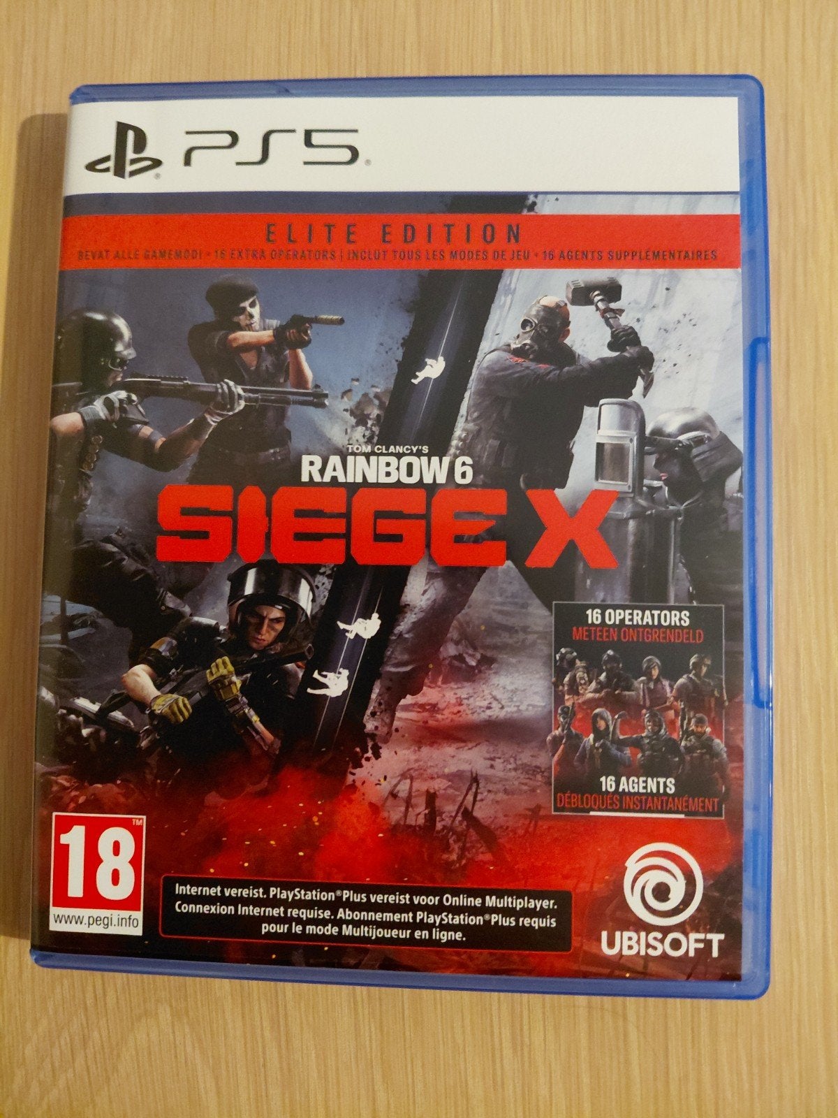 Rainbow 6 Siege X PS5, Online, 1 joueur, À partir de 18 ans, Aventure et Action