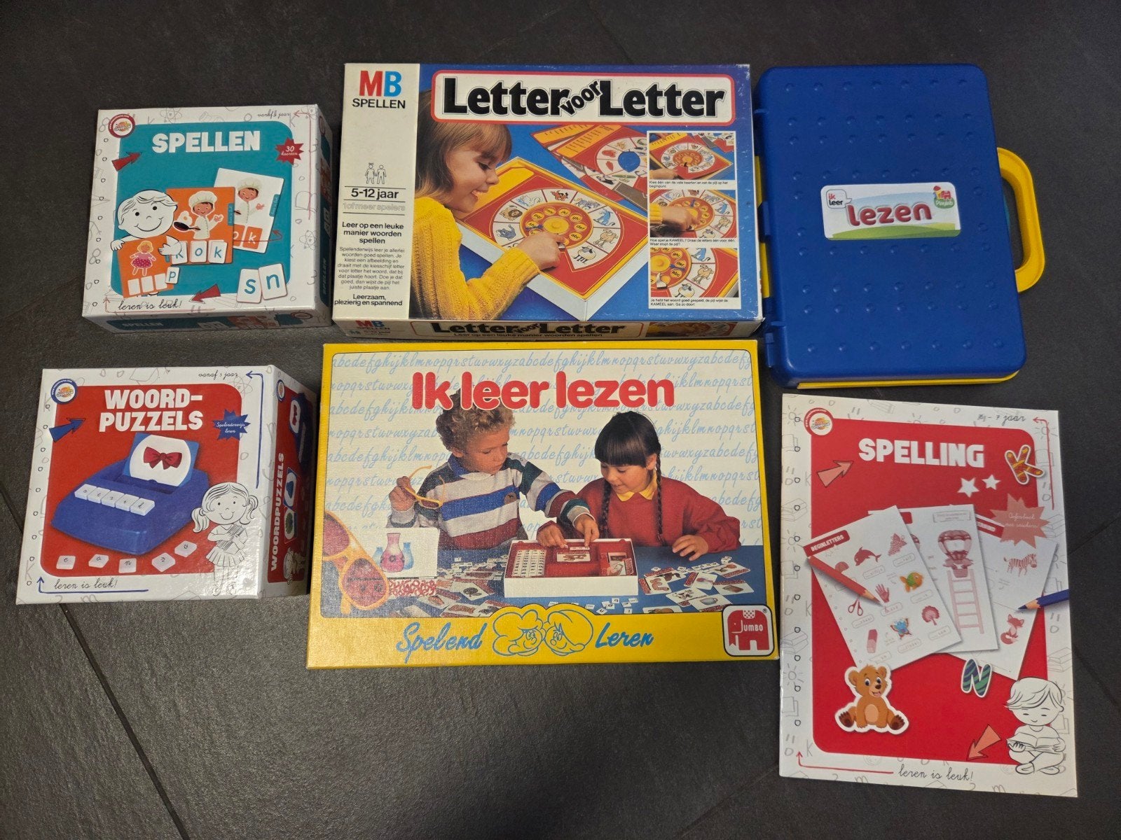 Educatieve spelletjes om te leren lezen 3e kleuterklas-1e le, Hobby en Vrije tijd, Ophalen of Verzenden