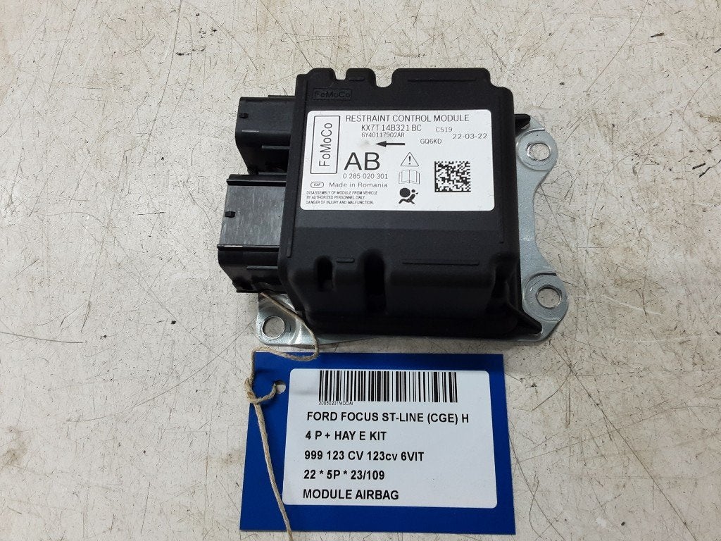 COMPUTER AIRBAG Ford Focus 4 (KX7T14B321BC), Gebruikt, Mevr. I. Hauben, Ford, Rue de l'Espoir 34 34
4030  GRIVEGNÉE, BE
