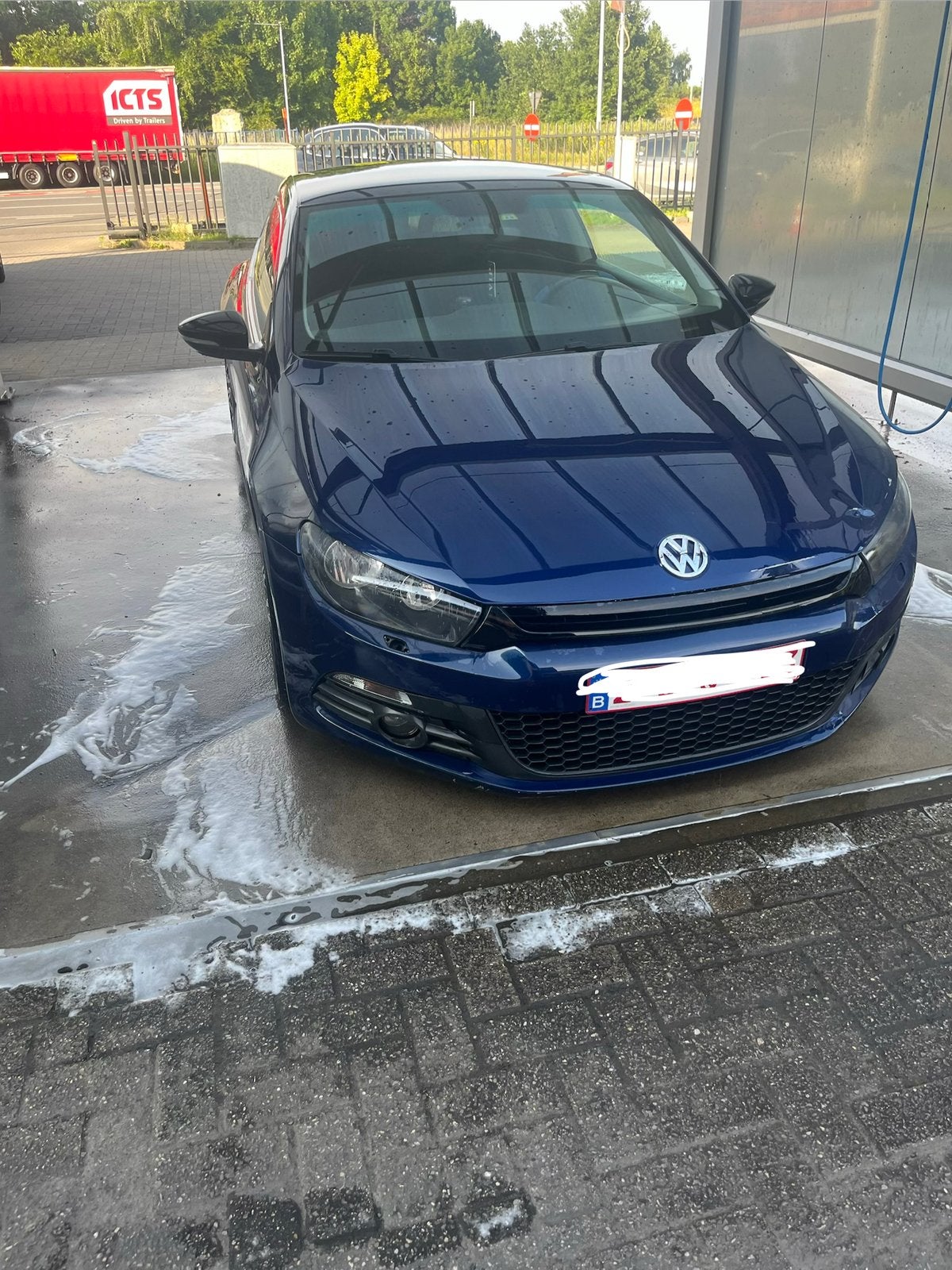 Volkswagen Scirocco, Auto's, Volkswagen, Stof, Zwart, Blauw, Handgeschakeld