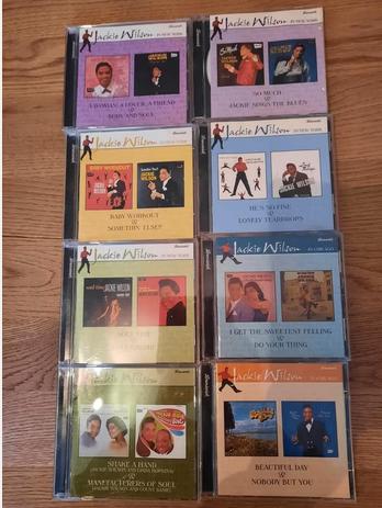 Jacky wilson 8 Collectors cd's - 16 Albums - zeldzaam, Ophalen of Verzenden, 1960 - 1969, Gebruikt
