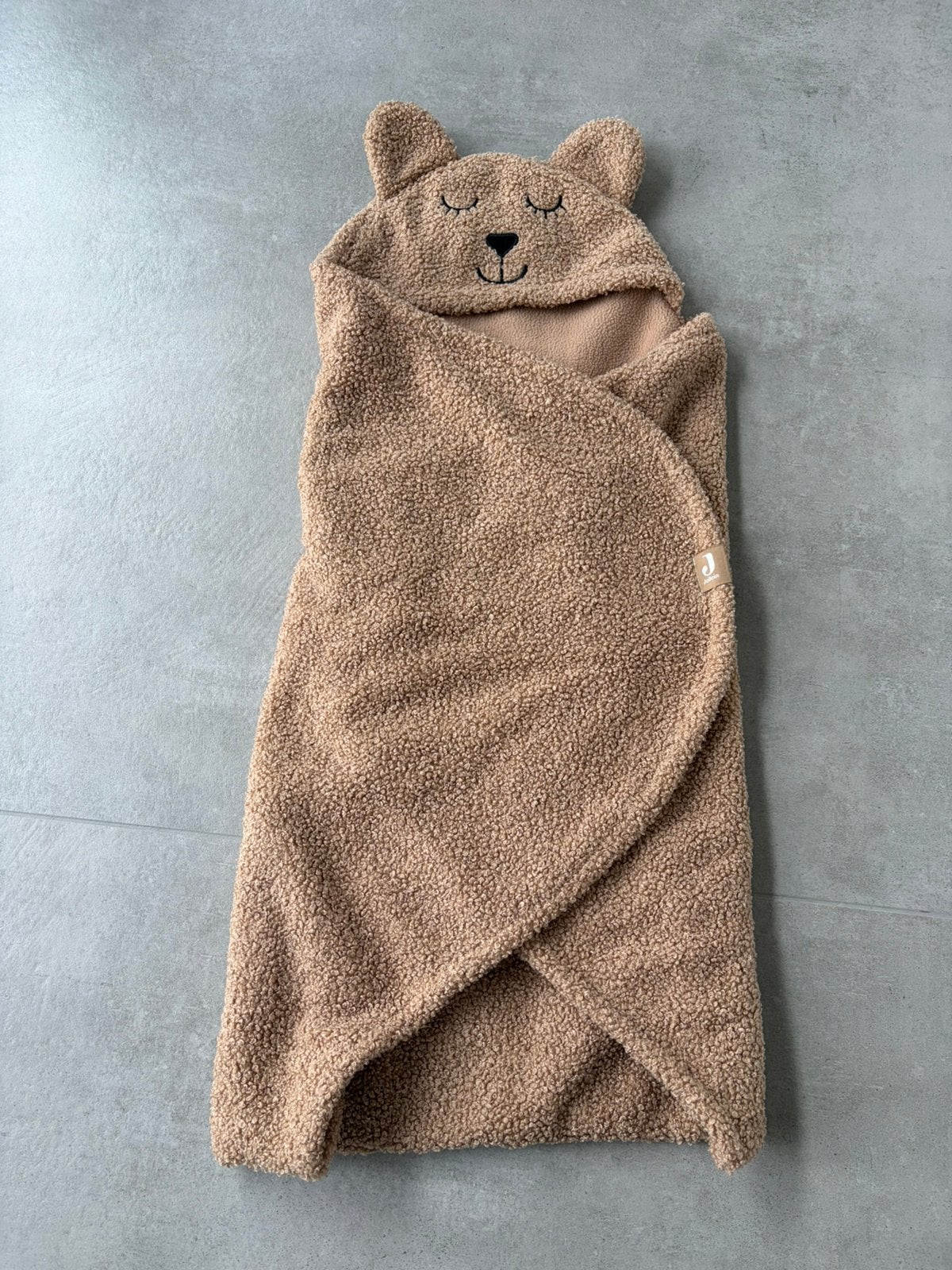 Jollein WIKKELDEKEN BEAR - Badmantel, Ophalen of Verzenden, Zo goed als nieuw, Jollein