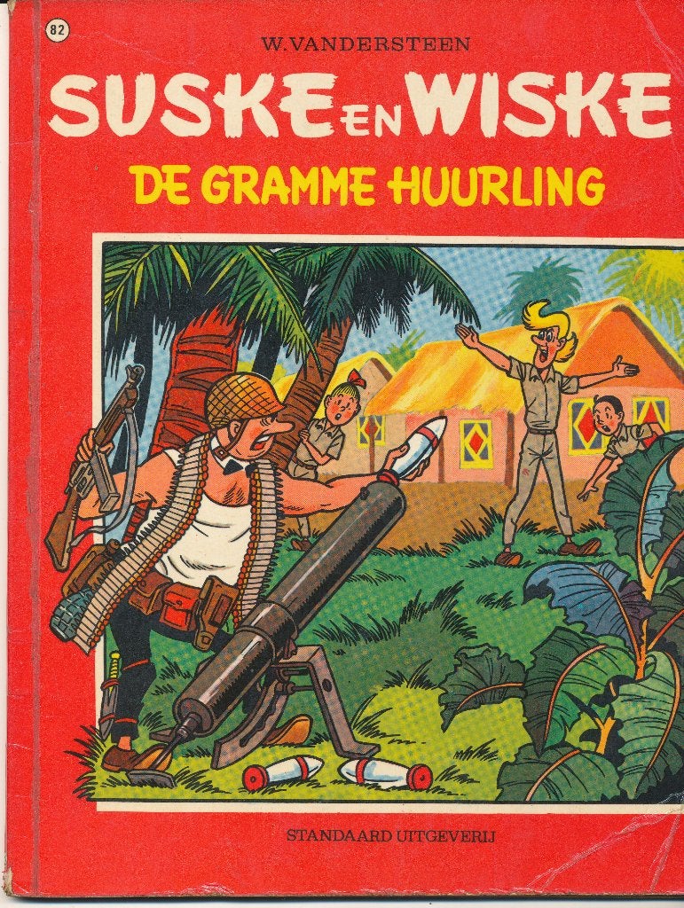 82 Suske en Wiske 1968 - De gramme huurling( 1' druk ), Boeken, Gelezen, Willy Vandersteen, Eén stripboek, Ophalen of Verzenden