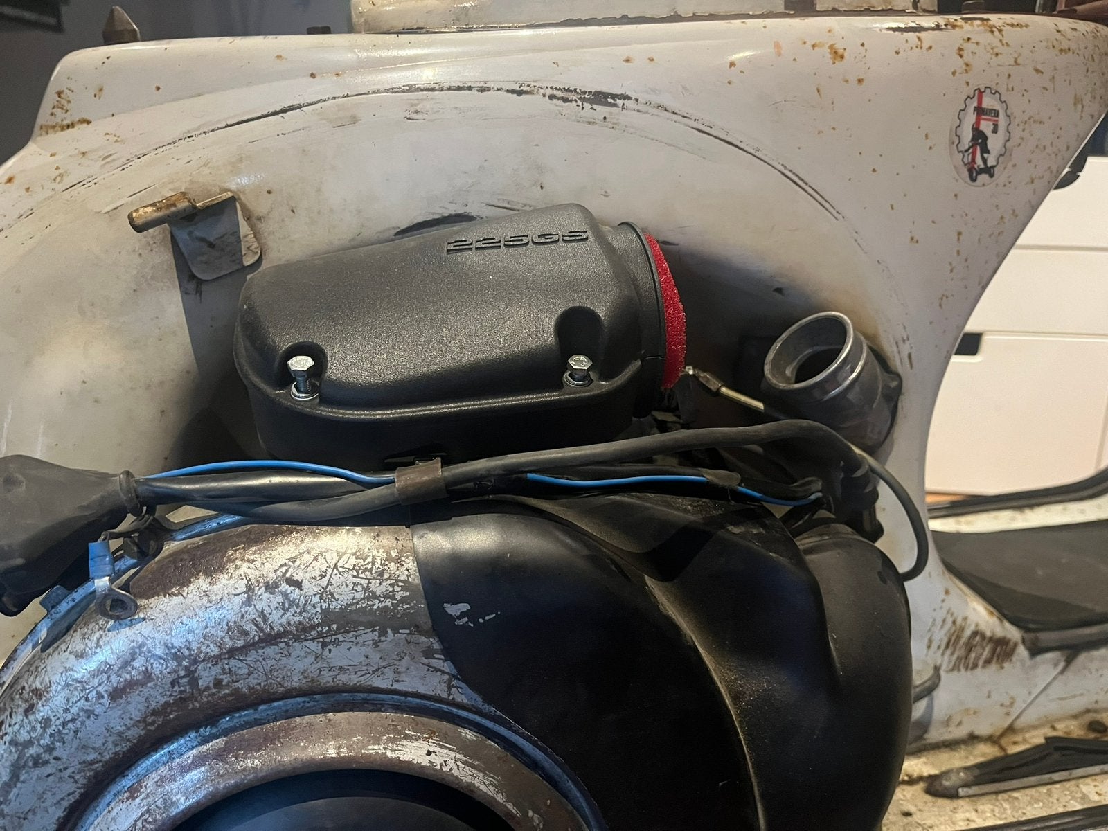 Vespa GS160 MK2 filterhuis, Ophalen of Verzenden