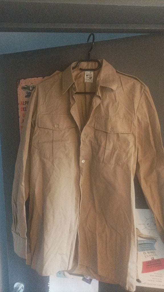 Chemise militaire belge abl 1978, Verzamelen, Militaria | Algemeen, Ophalen