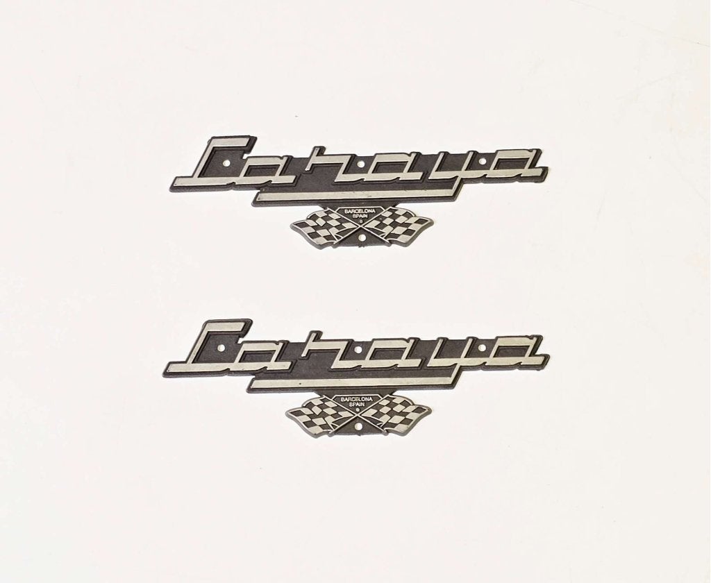 Glastron La Raya emblemen set (1976-1988), Watersport en Boten, Overige typen, Niet ingevuld, Zo goed als nieuw, Niet ingevuld