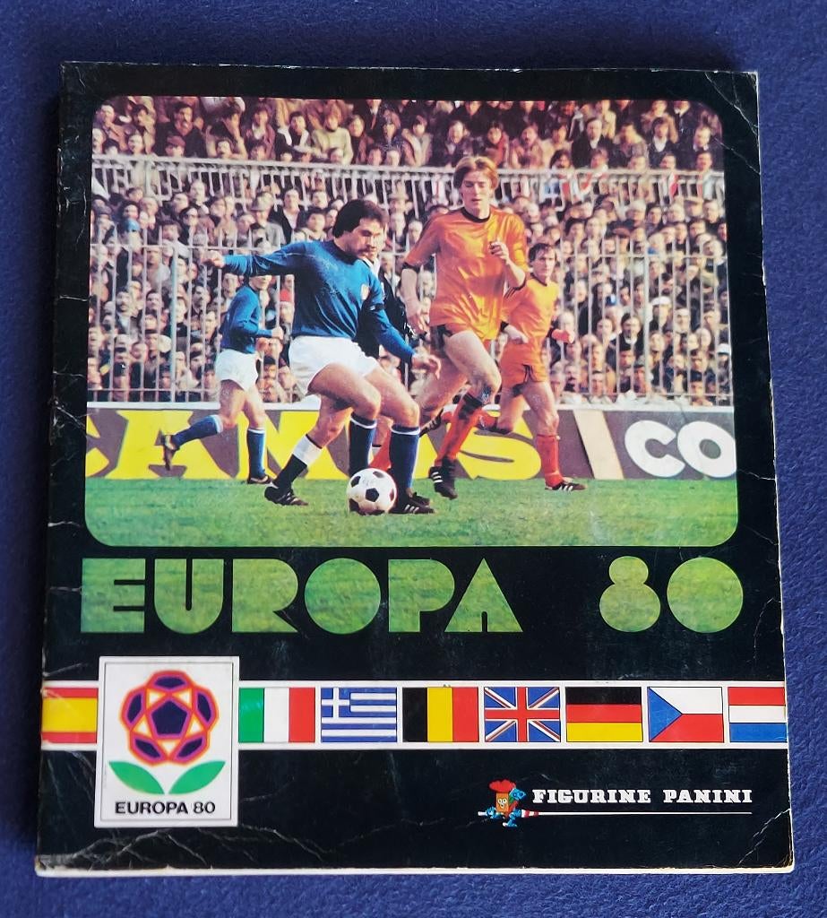 Panini sticker album voetbal ' EK Euro 80 '  -volledig-, Ophalen of Verzenden, Gebruikt, Meerdere stickers