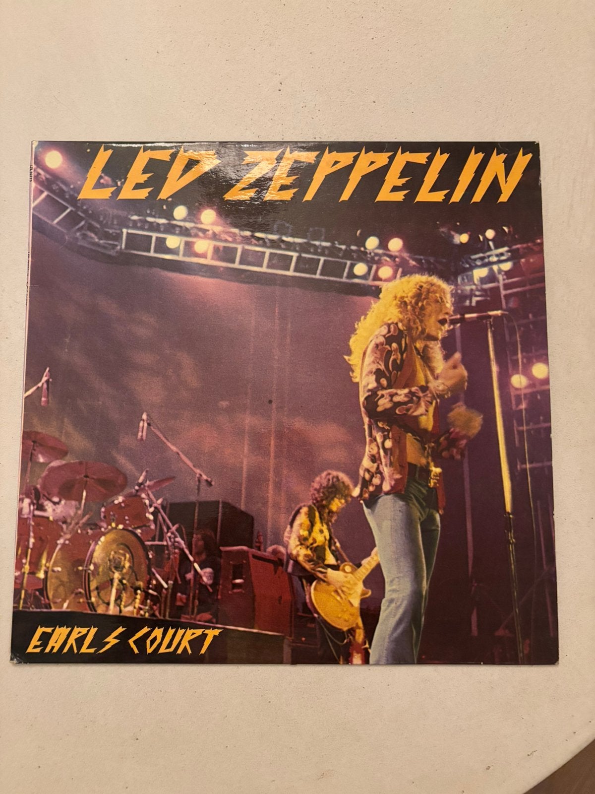 Lp Led zeppelin - earls court live unofficial 1976 near mint, Enlèvement ou Envoi, Comme neuf, LP