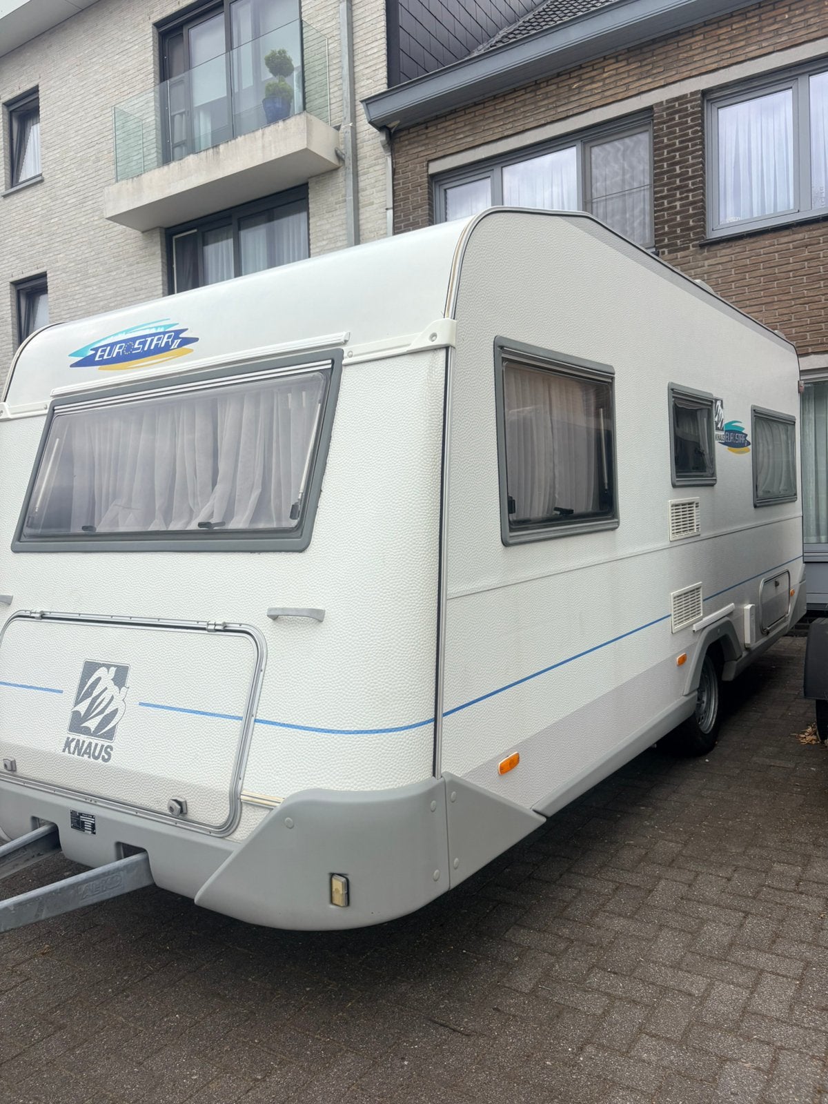Caravan knaus nieuwstaat !!, Particulier, Knaus, Lit fixe, Douche