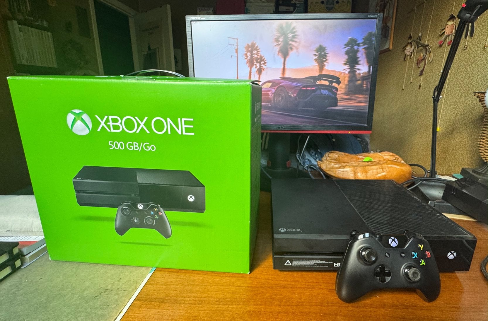 Kit de jeu Xbox One avec moniteur, Enlèvement ou Envoi, Comme neuf