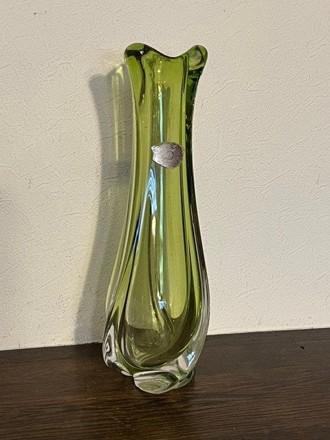 Groene Val Saint Lambert vaas, Antiek en Kunst, Ophalen