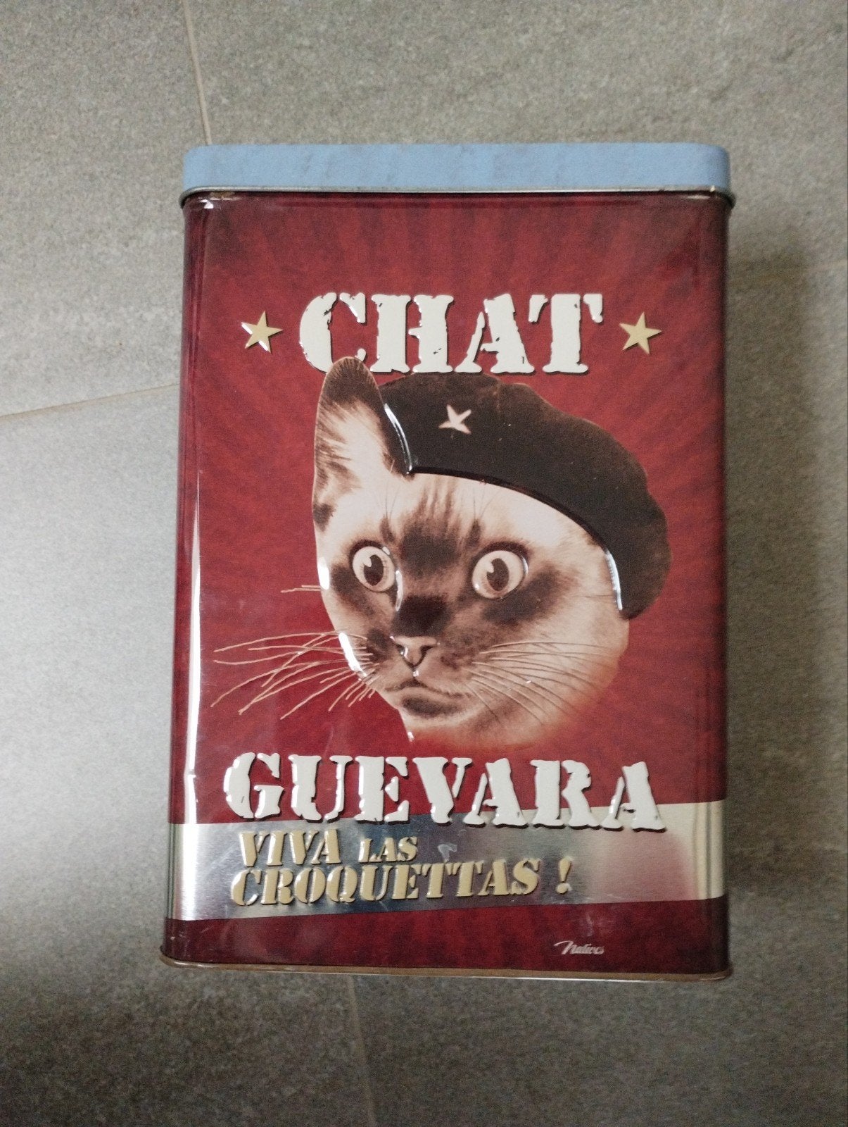blikken doos Le Chat Potelé, Collections, Enlèvement, Utilisé, Autres marques